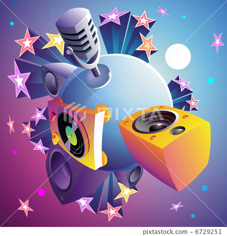 Disco Party Planet - Stock Illustration [6729251] - PIXTA