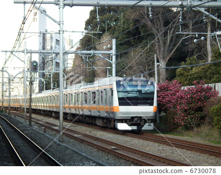 中央線E233系列Sendagaya站 6730078