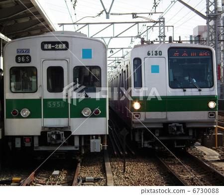 Chiyoda Line 5000 Series 6000 Series Ayase Station Chiyoda Line 5000 Series 6000 Series Ayase Station 6730088