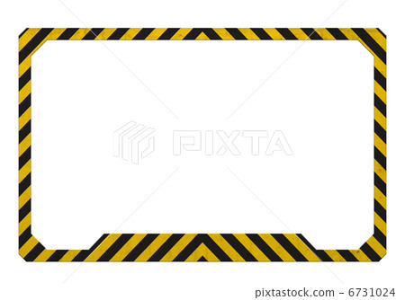 Warning frame - Stock Illustration [6731024] - PIXTA