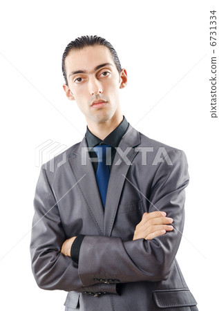 Young bisinessman isolated on white Young bisinessman isolated on white 6731334