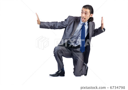 Businessman posing for conceptual photo Businessman posing for conceptual photo 6734798