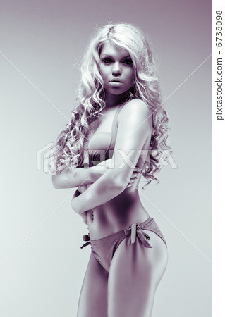 young sexy model posing in the studio young sexy model posing in the studio 6738098