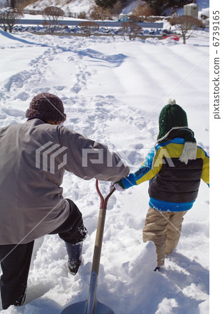 曾祖母和曾孫 6739165