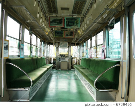 Keihan 80 shape No. 82 storage car in-car cabin side Nishikige garage 6739495