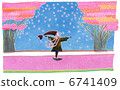 Cherry blossoms and girls 6741409