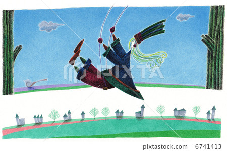 Sky and swing 6741413