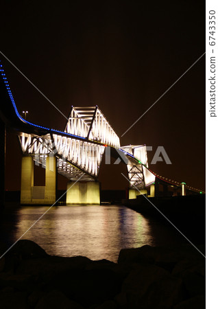 Tokyo Gate Bridge Night view 6743350