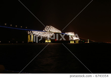 Tokyo Gate Bridge Night view Tokyo Gate Bridge Night view 6743354