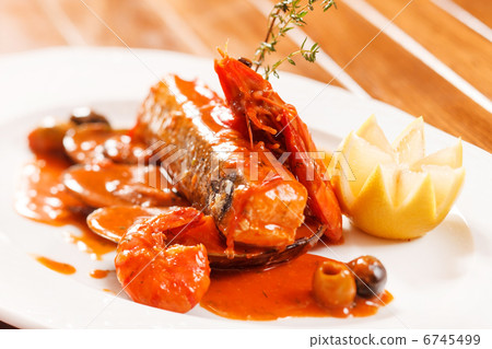 fish with sauce fish with sauce 6745499
