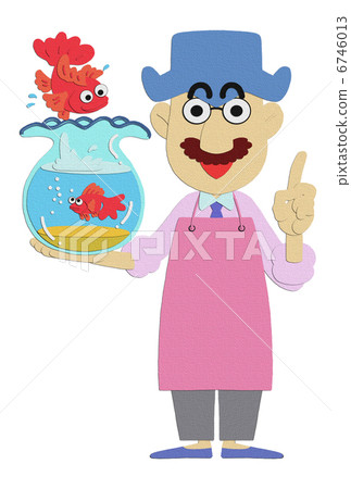 Goldfish and Uncle (pasted picture) Goldfish and Uncle (pasted picture) 6746013