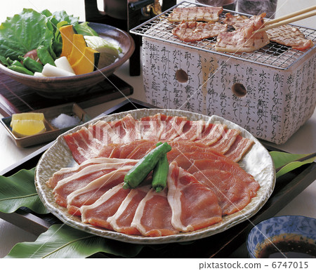 Ago pig's grilled meat 6747015