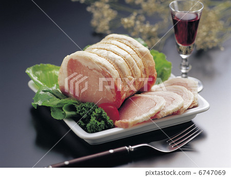 Kagoshima black pork loin ham Kagoshima black pork loin ham 6747069