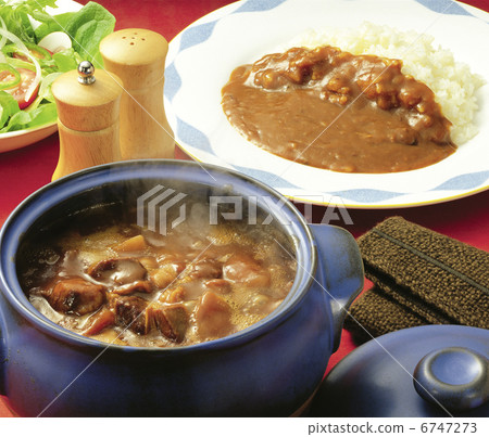 Curry and rice  6747273