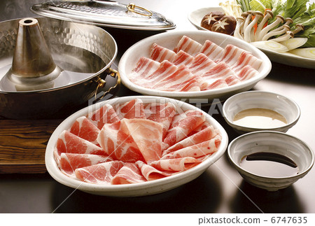 Kagoshima black pig Shabushabu 6747635