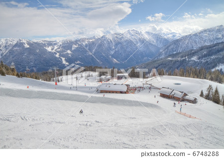 winter alpine landscape winter alpine landscape 6748288