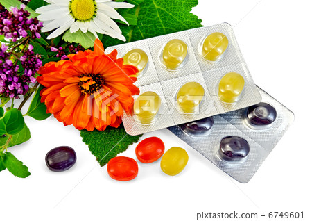 Lozenges cough multicolored with herbs Lozenges cough multicolored with herbs 6749601