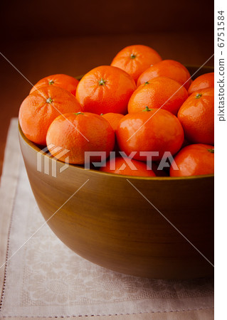 Still life with mandarins. Still life with mandarins. 6751584