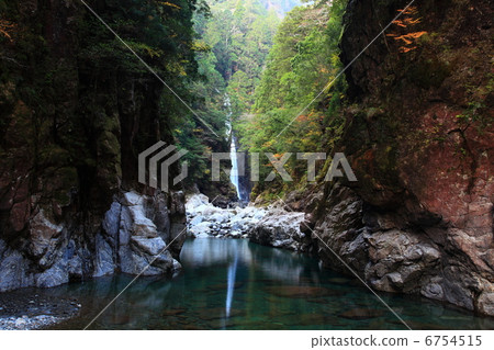 Shishi Fuchi and Nikoniko Waterfall in Osugitani 6754515