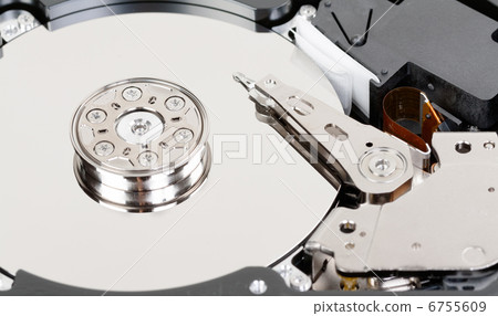 close up of hard disk 6755609