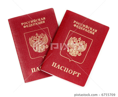 Two Russian international passport 6755709