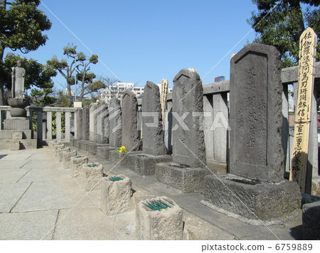 Sengakuji的Ako Yoshio墓地 Sengakuji的Ako Yoshio墓地 6759889