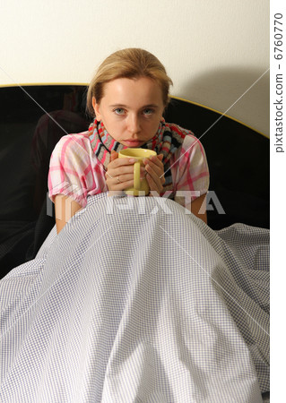 Woman is ill with a flu 2 6760770