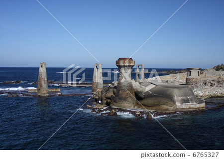 Sado gold mine mountain ruins Sado gold mine mountain ruins 6765327
