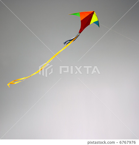 Kite in cloudy sky Kite in cloudy sky 6767976