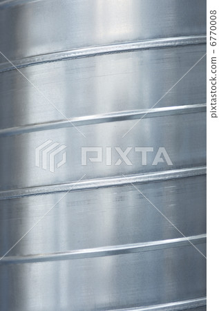Closeup view of ventiduct made from stainless steel 6770008