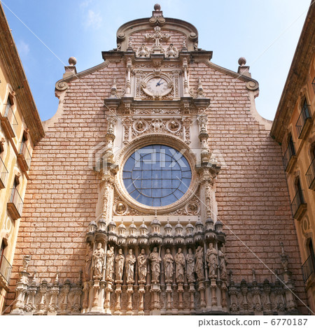 Montserrat Monastery facade 6770187