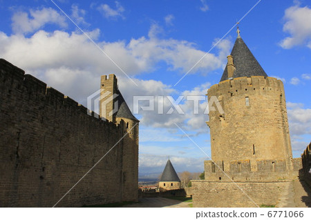 Europe's largest fortified city Carcassonne France Europe's largest fortified city Carcassonne France 6771066