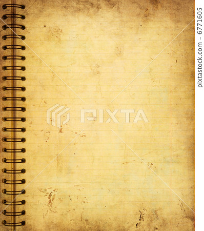 Page from old grunge notebook 6771605