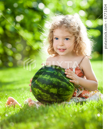 Child with watermelon Child with watermelon 6771804