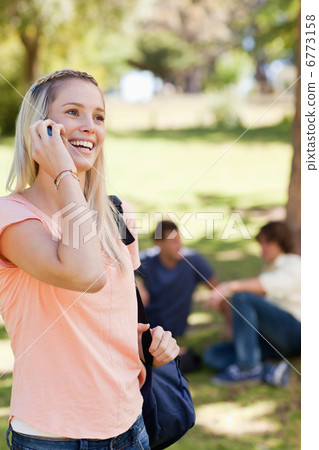 Teenager on the phone Teenager on the phone 6773158