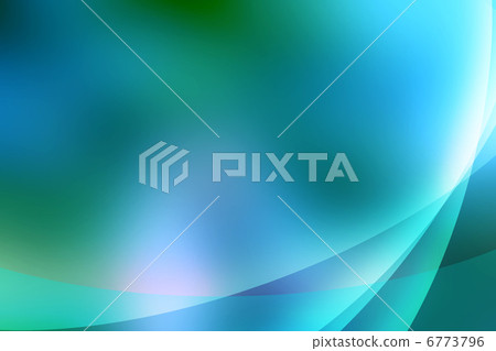 Abstract turquoise lines - Stock Illustration [6773796] - PIXTA