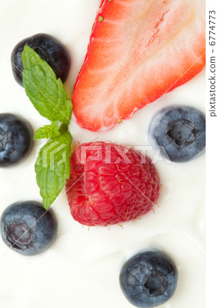 Different berries in cream Different berries in cream 6774773