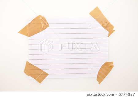 Blank page with adhesive tape Blank page with adhesive tape 6774887