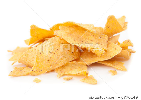 Stack of triangular chips Stack of triangular chips 6776149