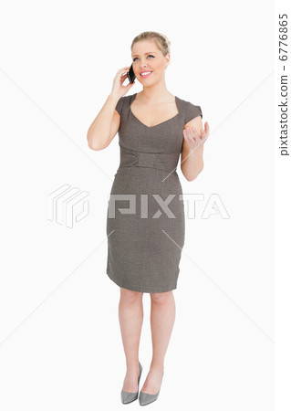 Secretary on a phone Secretary on a phone 6776865
