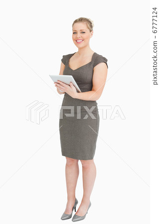Businesswoman with a tablet computer Businesswoman with a tablet computer 6777124