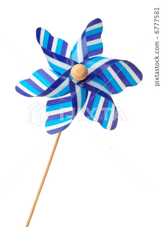 Blue pinwheel 6777581