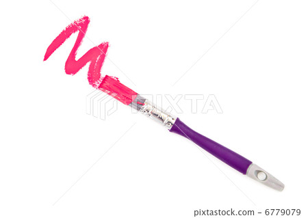 Pink zig zag of painting Pink zig zag of painting 6779079