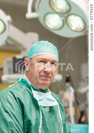 Close up of a surgeon looking at camera 6779424