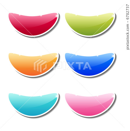Set of colorful label paper 6782737