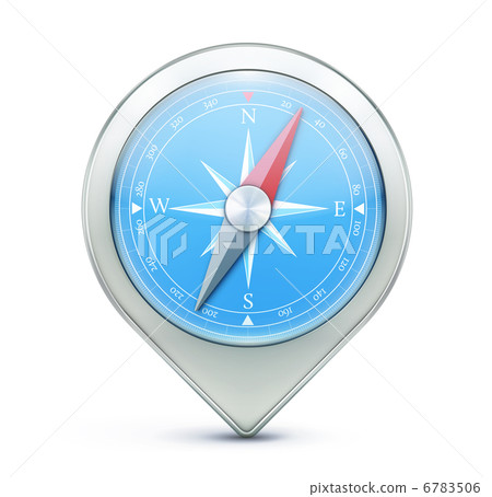 Blue compass 6783506