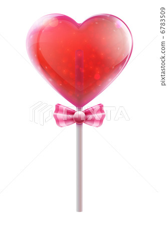 Heart lollipop 6783509