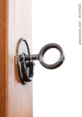 Old key in lock 6784583