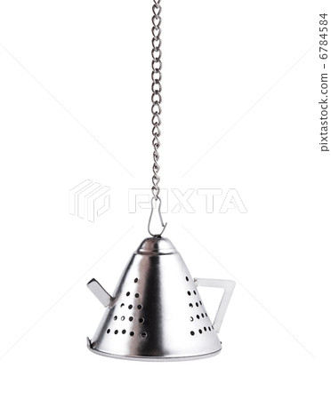 Tea strainer, isolated on white 6784584