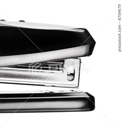 Black stapler isolated on white Black stapler isolated on white 6784679
